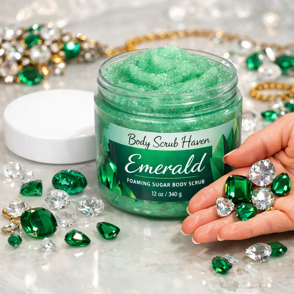 Emerald Foaming Sugar Body Scrub