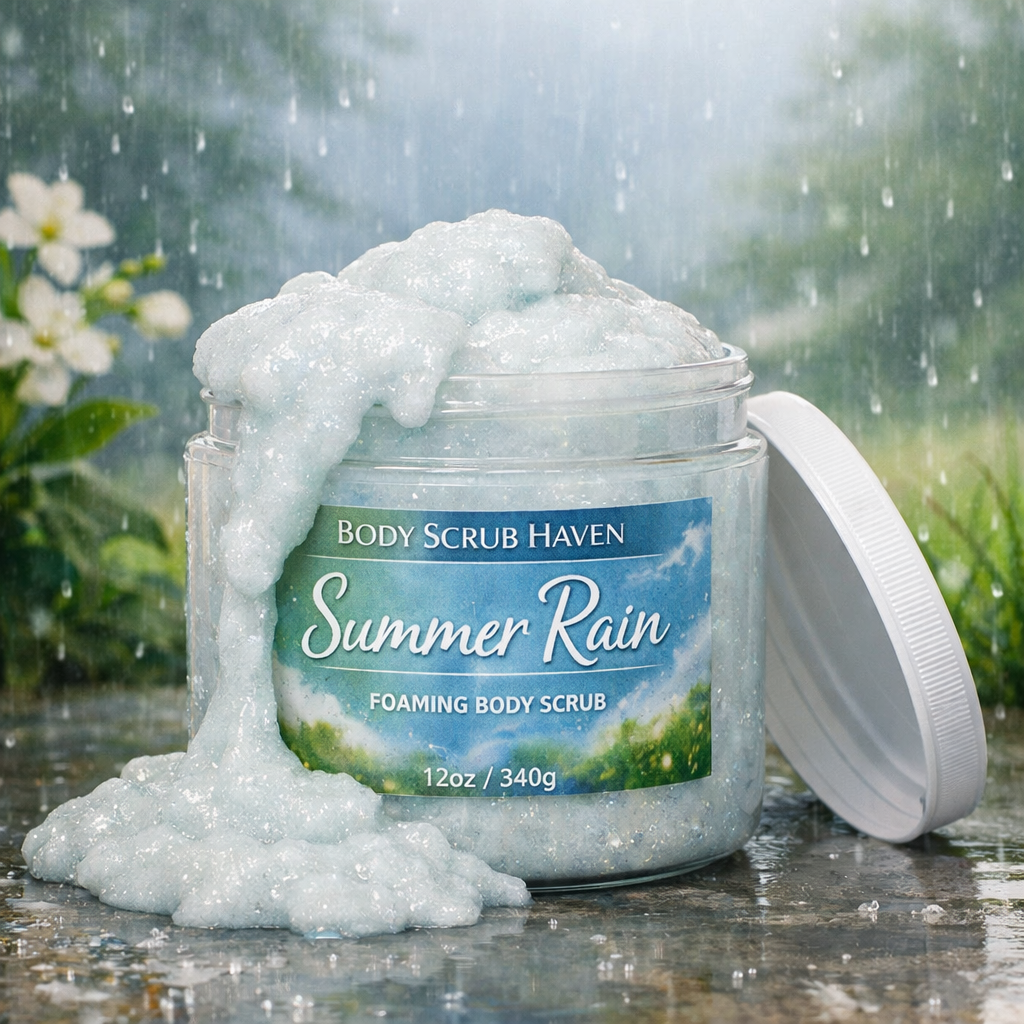 Summer Rain Foaming Sugar Scrub