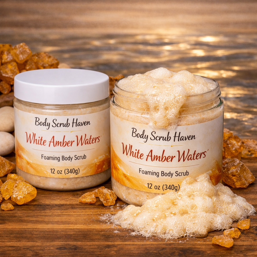 White Ambers Waters Foaming Sugar Body Scrub