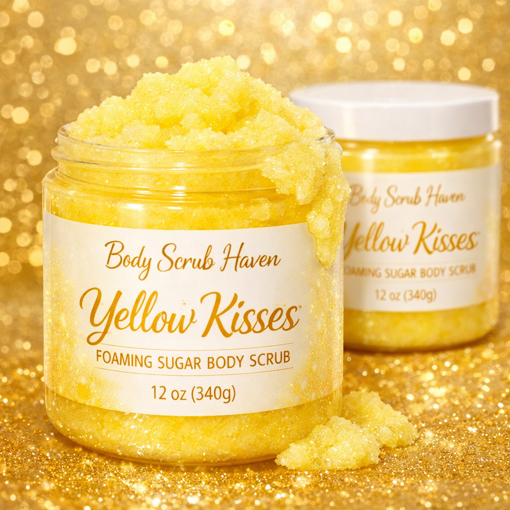 Yellow Kisses Foaming Body Sugar Scrub