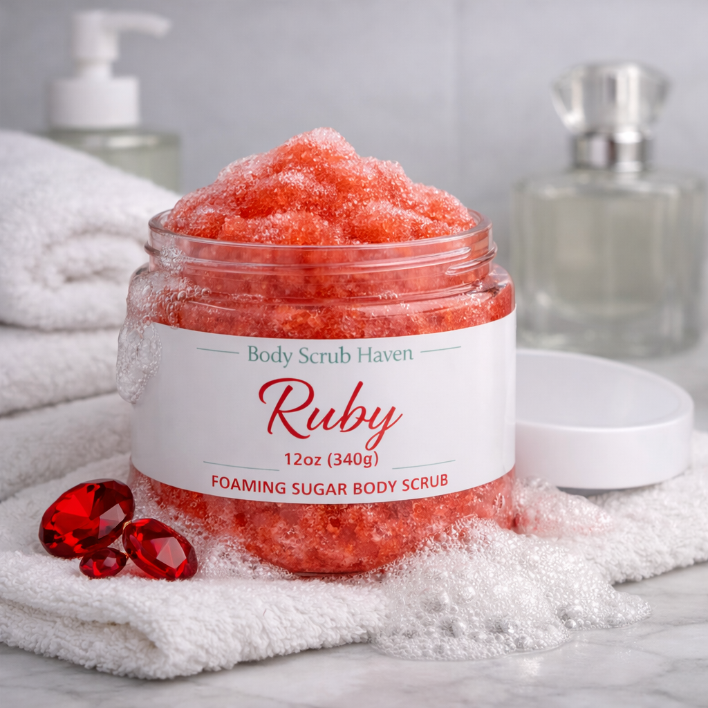 Ruby Foaming Sugar Body Scrub