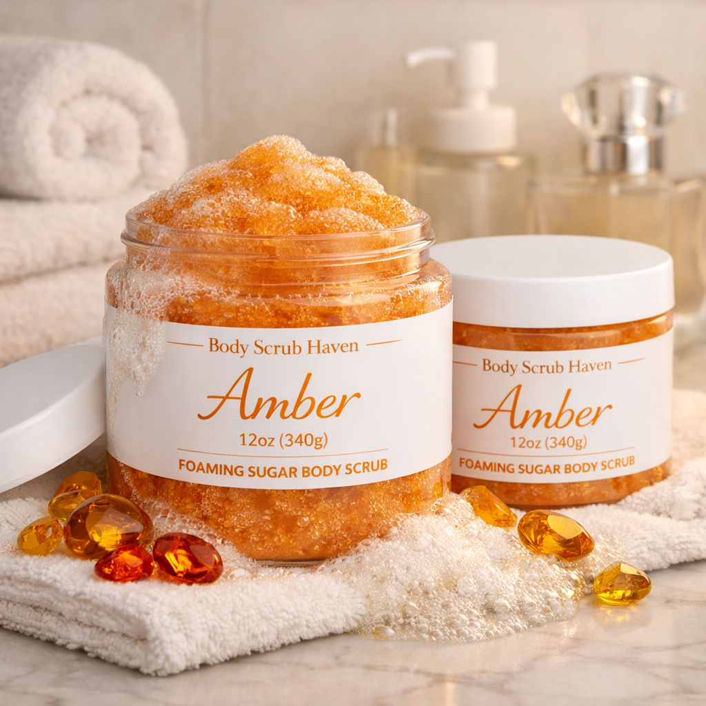 Amber Foaming Sugar Scrub