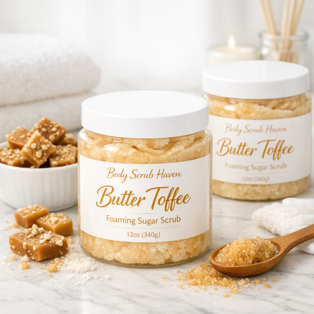 Butter Toffee Foaming Sugar Scrub